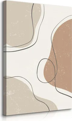 Immagine prodotto di Muralo su tela geometrica ABSTRACTION Boho per soggiorno Br. 50cm x Hö. 70cm