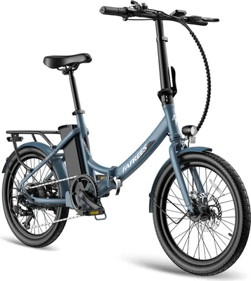 Produktbild von 20" E-Bike 155–195 cm 36 V 20 Ah 110–130 km IPX5 7-Gang – StVZO-konform mit legaler Schiebehilfe (6 km/h) – Blau