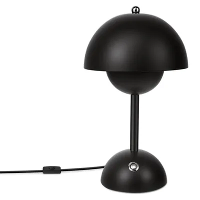 Pilzlampe Schwarz Touch-Dimmbar, 5W LED, 30 cm