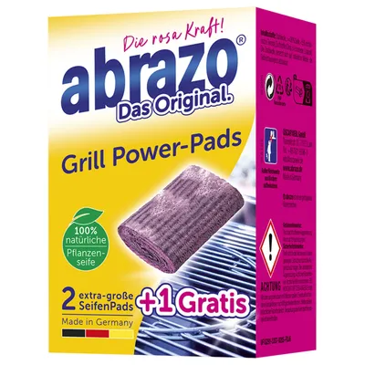Produktbild von abrazo Grill Power-Pads 1 x 3 Stück extra-groß