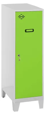Productafbeelding van Simonrack Spind SIMONLOCKER, model DISM, grijs/groen, artikelnummer 8425437120305, 1 schuifdeurkast, afmetingen 30,0 x 50,0 x 101,5 cm