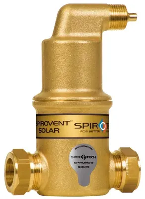Produktbild von BWT Mikroblasen-Luftabscheider, SpiroVent Solar AC, 3/4" IG, 10bar, 180°C, 1 Stk.