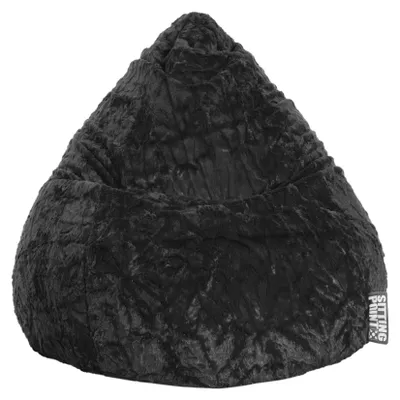 Produktbild von Sitting Point BeanBag Fluffy L 70 x 90 cm, Schwarz 70x90cm