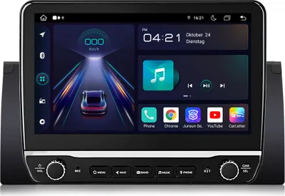 Image de Autoradio Android 15 pouces Carplay Android Auto 4G LTE pour BMW Série 5 E39 Série 7 E38 GPS Navi WIFI Bluetooth FM RDS SWC DSP 2Din 8 cœurs 4+64 Go
