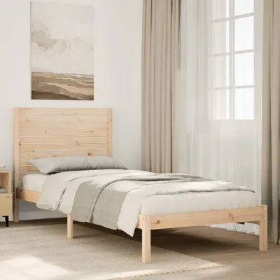 Produktbild von Maison Exclusive - Massivholzbett Extra Lang ohne Matratze 90x220 cm