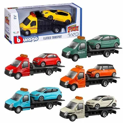 Image de BBURAGO 18-31404 Modèle réduit Transporteur de marchandises lourdes Modèle préassemblé 1:43