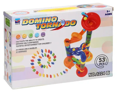 Obrázek produktu pro Domino Tornado – sada 53dílné plastové dráhy na kuličky