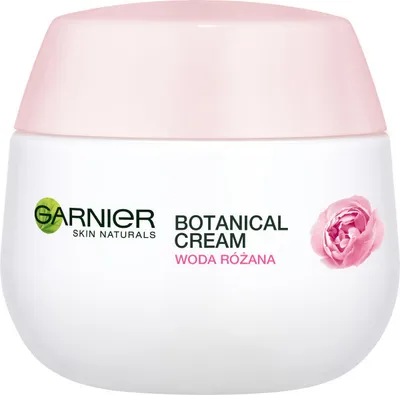 Produktbild von Garnier Botanical Rosenwasser Creme für trockene und empfindliche Haut, 50ml