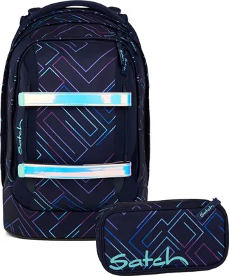 Produktbild von Satch, Schulrucksack-Set PACK Purple Laser 2-teilig, ab 5. Klasse