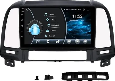 Zdjęcie produktu dla Radio multimedialne, 9-calowy wyświetlacz, kompatybilność z Android 13, W1