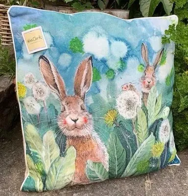 Image de Coussin CU38 Coussin Lapin - Alex Clark