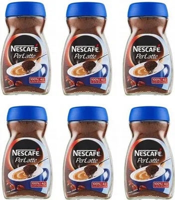 Produktbild von 6x NESCAFE Per Latte Solubile Instant Kaffee für lösliche Milch 100 g