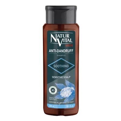 Obrázek produktu pro NaturVital Šampon proti lupům pro citlivou pokožku, 300ml