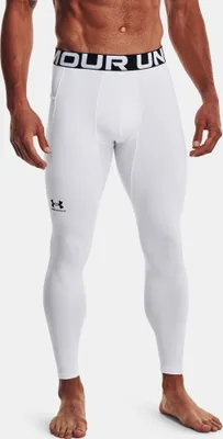 Obrázok produktu pre Under Armour ColdGear Compression, Tesné legíny, Samec, Biela, Dospelý, White / Black, Jednofarebné