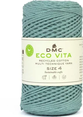 Immagine prodotto di DMC Eco Vita-4 - filato di cotone riciclato spesso realizzato con 80% cotone e 20% poliestere (Color 83)
