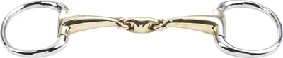 Produktbild von BUSSE Olivenkopfgebiss Doppelt Gebrochen KAUGAN® 18 mm Trense 15,5 cm