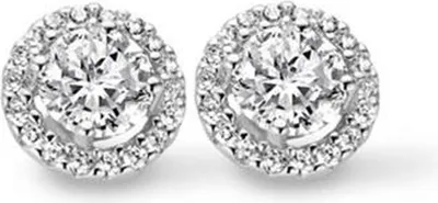 Produktbild von New Bling 9NB-0140 Zilveren oorstekers - zirkonia rond 6 mm - zilverkleurig