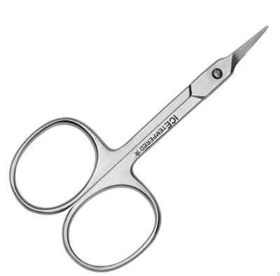 Image de Ciseaux à peau avec pointe en forme de tour - Ciseaux à cuticules fins - lame courbée extra fine