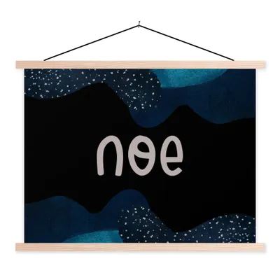 Produktbild von MuchoWow® Textilposter Noe - Pastell - Mädchen 60x45 cm mit holzfarbenen Rahmen - Bild