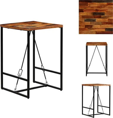 Produktbild von vidaXL Bartisch Altholz Massiv 70x70x106 cm -  Esstische