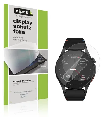 Immagine prodotto di 6x Pellicola Protettiva per Zenwatch Zenara Protezione Schermo Antiriflesso dipos