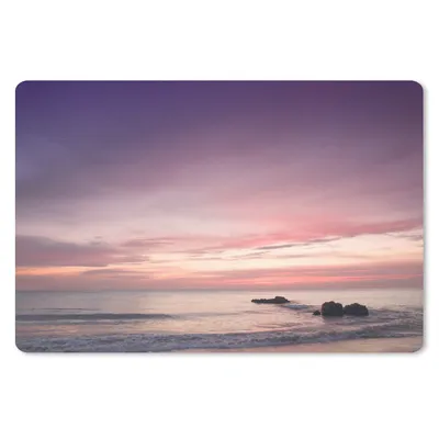 Produktbild von MuchoWow® Mauspad Mousepad Himmel - Lila - Meer 27x18 cm - Mousepads - Maus Mat - Pad - Mausunterlage - Büroartikel - Desk Matten