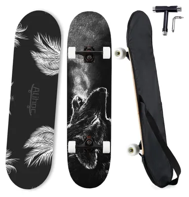 Produktbild von 7-lagiges Ahorn Skateboard für Kinder, Jugendliche und Erwachsene
