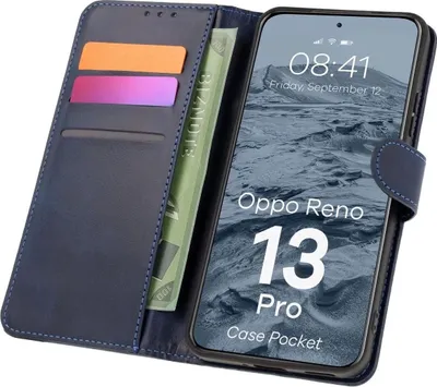 Produktbild von BIZON Case Pocket Oppo Reno13 Pro marineblau