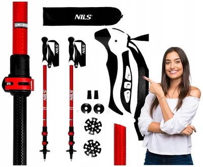 Produktbild von Nils TK8601 Faltbare Trekkingstöcke Verstellbar Leicht