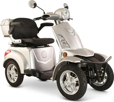 Produktbild von Elektroroller LuXXon E4900 - Elektromobil für Senioren mit 1000 Watt, max. 20 km/h, Reichweite bis zu 41 km, silber