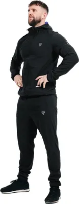 Produktbild von RDX Schwitzanzug Zum Abnehmen, Saunaanzug REACH Konform, Kapuzen Anzug Sauna Suit Sweatanzug Sportanzug Trainingsanzug Thermo Sweatsuit Boxen MMA Gym Fitness Laufen Herren Damen