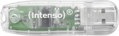 Image de Intenso Rainbow Line - Clé USB à mémoire flash - 32 Go - USB 2.0 - transparent
