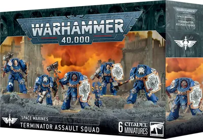 Produktbild von Warhammer 40.000 Space Marines Assault Terminators