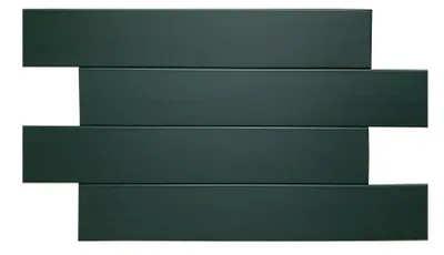 Obrázek produktu pro DECCART | Stropní panely | Pěnové stěnové panely | Lamely na desce | Stěnové akustické | Láhev zelená | 100 cm x 16,7 cm | 0,16m²