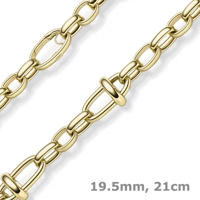 19-5mm-Phantasie-Armband-aus-585-Gelbgold-21cm