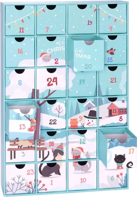Imagen del producto de Gatos y amantes de los gatos, ¡descúbranlo!- Hazlo tú mismo: calendario de adviento para golosinas.- Snacks.- Dulces