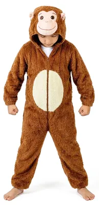 Produktbild von Affenkostüm Kostüm Affe für Kinder Gr. 98 158, Größe:152/158