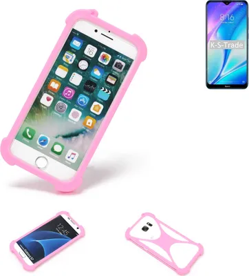 Produktbild von K-S-Trade Handy Hülle kompatibel mit Xiaomi Redmi 9C Schutz Hülle Bumper Silikon Schutz Hülle Cover Case Silikoncase Silikonbumper TPU Softcase