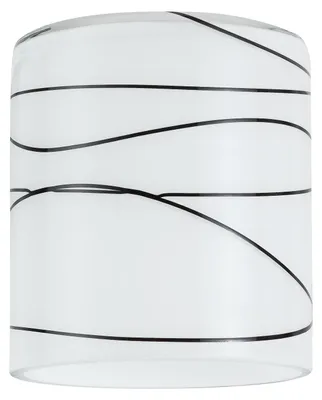 Immagine prodotto di Paulmann DecoSystems Paralume Zyli max. 50 W in vetro bianco/nero