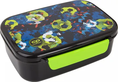 Produktbild von Coolpack Foodyx Lunchbox Frühstücksbox Mit Fach Schule Fussball Blau