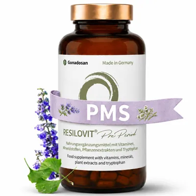 Produktbild von Resilovit PrePeriod Kapseln 60 St – Vitamine & Pflanzenextrakte