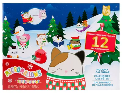 Obrázok produktu pre SQUISHMALLOWS Micromallows Adventný kalendár, 12 ks