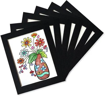 Obrázek produktu pro Sada 6 samolepicích obrázků do rámečků, 20 x 25 cm, nástěnná dekorace