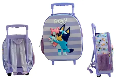 Zdjęcie produktu dla Plecak 3D Bluey dla dzieci, motyw szczeniaczka, idealny do przedszkola, wymiary: 32 cm