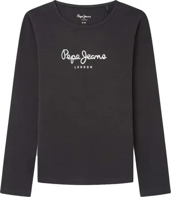 Produktbild von Pepe Jeans Hana Glitter Langarm-t-shirt Grau 12 Years Mädchen Grau 12 Years
