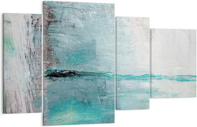 Produktbild von Bild auf Leinwand - Leinwandbild - Abstraktion modern - 120x70cm - Wand Bild - Wanddeko - Leinwanddruck - Bilder - Kunstdruck - Wanddekoration - Leinwand bilder - Wandkunst - DL120x70-3591