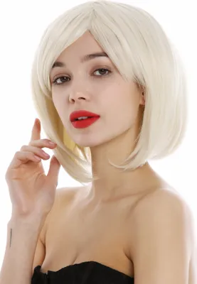 Produktbild von WIG ME UP Perücke kurz Bob Longbob Scheitel Hellblond 1215-303/220