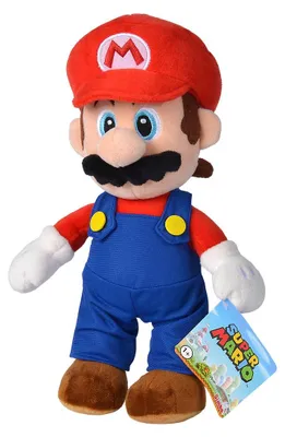 Obrázok produktu pre Plyšová hračka Super Mario Bros, Mario, 30 cm