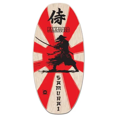 Zdjęcie produktu dla SKIMBOARD Drewniana deska do skimboardingu i ślizgu po wodzie do 55 kg Pakalolo Samurai