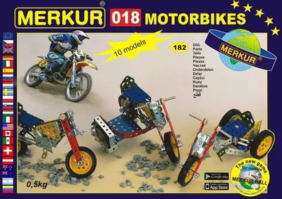 Produktbild von Merkur 018 Motorräder, 174 Teile, 10 Modelle